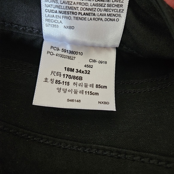 Men's Black Slim Jeans - Picture 7 of 8